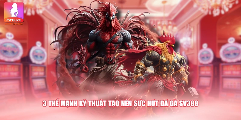 3 thế mạnh kỹ thuật tạo nên sức hút đá gà SV388