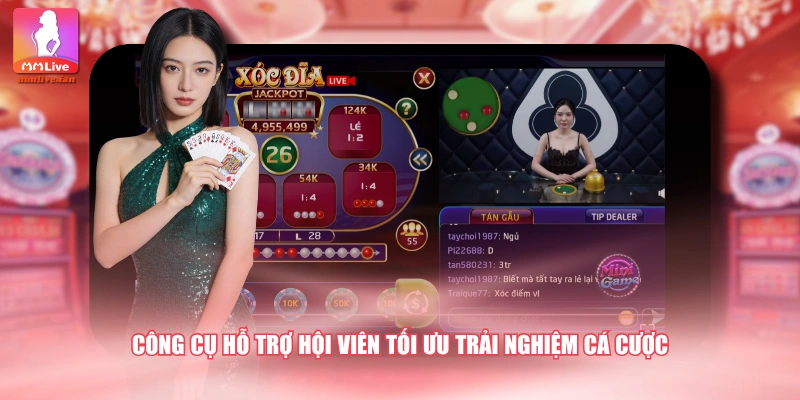 Công cụ hỗ trợ hội viên tối ưu trải nghiệm cá cược